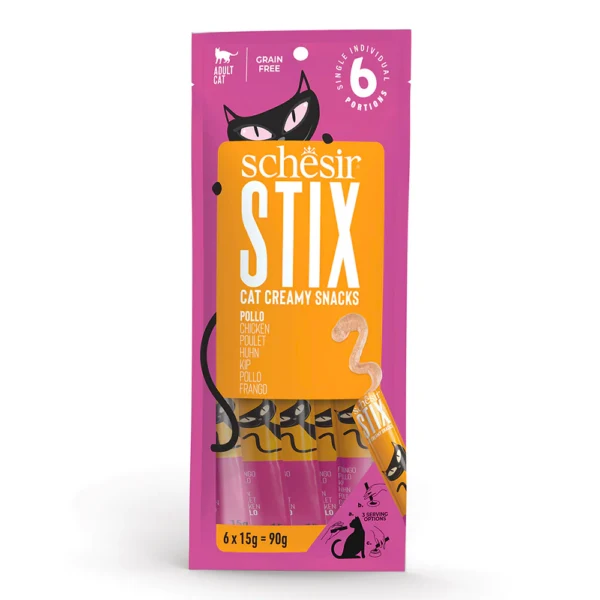 Schesir Gatto Stix Pollo 6X15GR