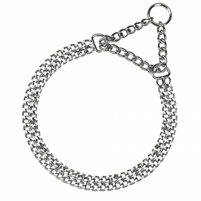 LEOPET Collare Doppia Catena 60 cm