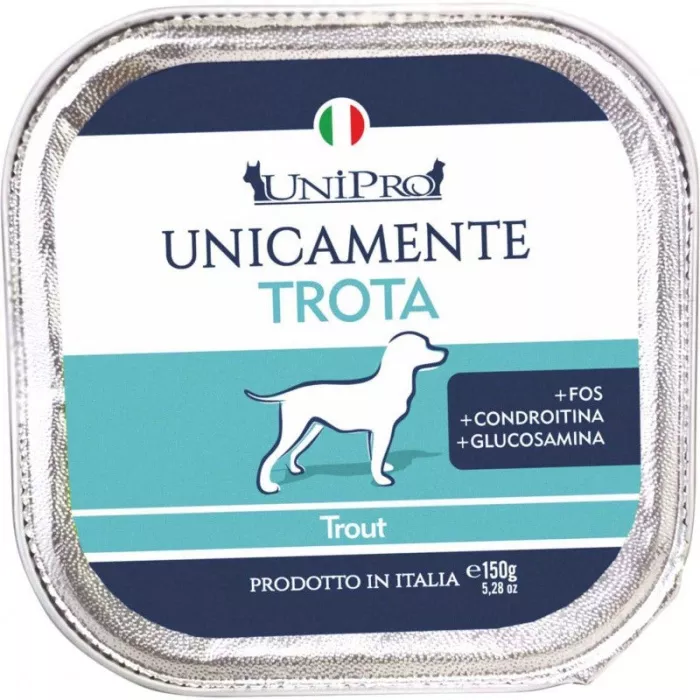 Unipro Unicamente Trota 150g - Cibo Umido per Cani