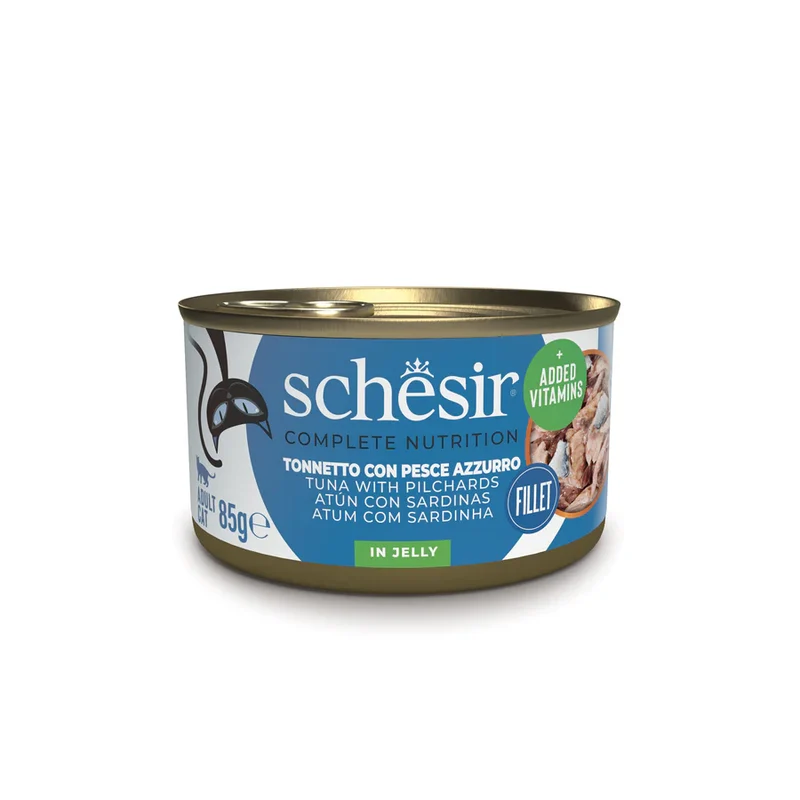 Schesir Tonnetto Pesce Azzurro Gatto Adulto 85g