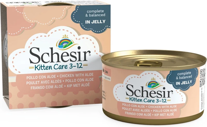 Schesir Gatto Kitten Care Pollo Aloe 85g