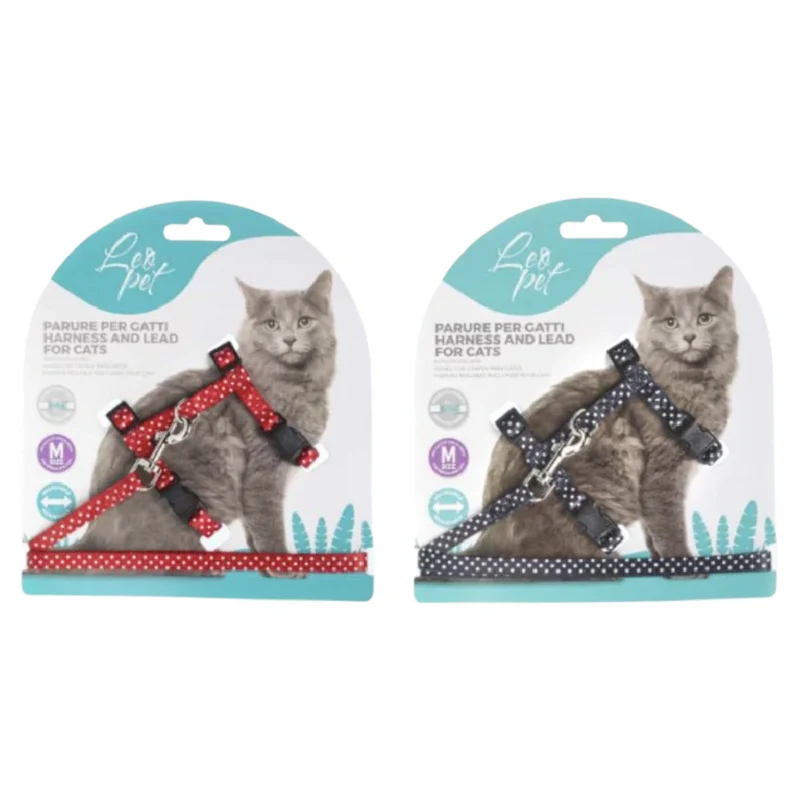 LEOPET Pettorina Pois per Gatto