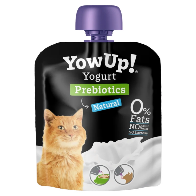 YOWUP Yogurt Prebiotico Naturale per gatti 85Gr