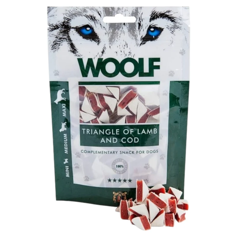 WOOLF Triangoli di Agnello e Merluzzo 100gr