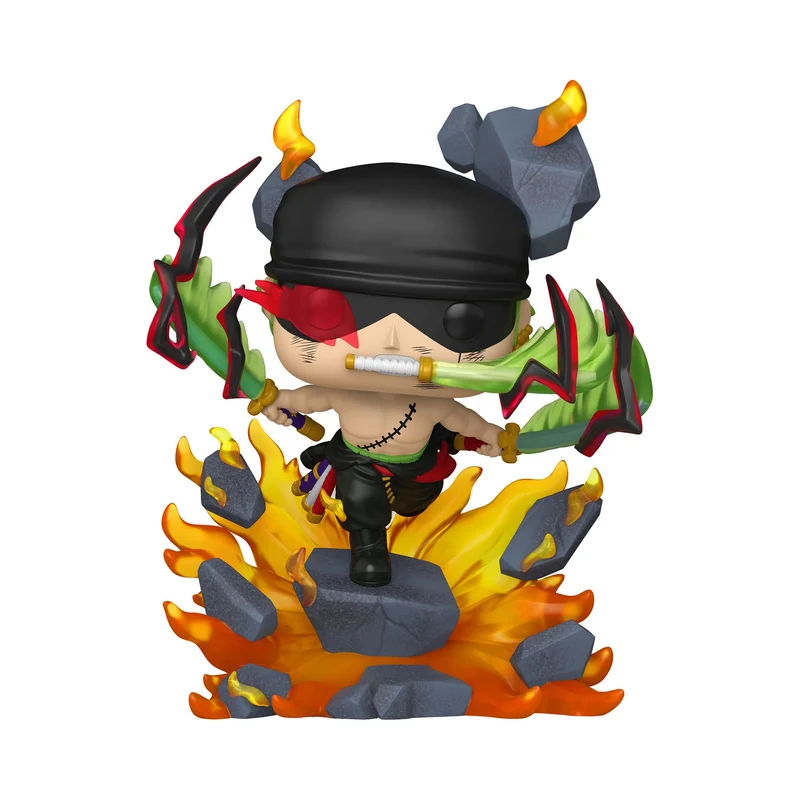 Funko Pop! Premium: One Piece - Roronoa Zoro - (KoH)- Esclusiva Amazon - Figura in Vinile da Collezione - Idea Regalo - Merchandising Ufficiale - Giocattoli per Bambini e Adulti - Anime Fans