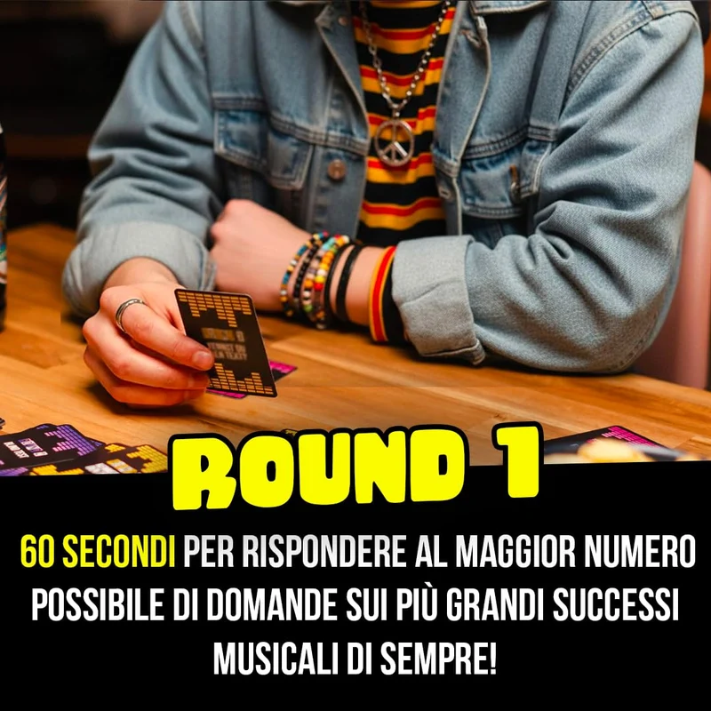 ATM Gaming PLAY HIT - Gioco da Tavolo Musicale - Blind Test, Karaoke e Quiz per Feste - 2 a 10 Giocatori - Divertente, Dinamico e a Squadre - Perfetto per Serate, Famiglie e Amici - Italiano