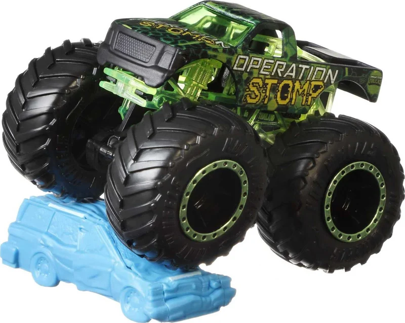 Hot Wheels- Monster Truck Veicolo a Sorpresa in Scala 1:64 con Ruote Giganti, da Collezione, Giocattolo per Bambini 3+Anni, FYJ44