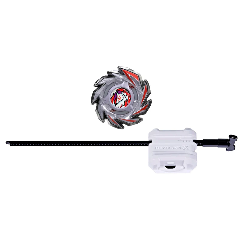 Hasbro Beyblade X, Set Starter Pack Brush Fox J 9-70GR CX con Trottola bey di Attacco e Lanciatore