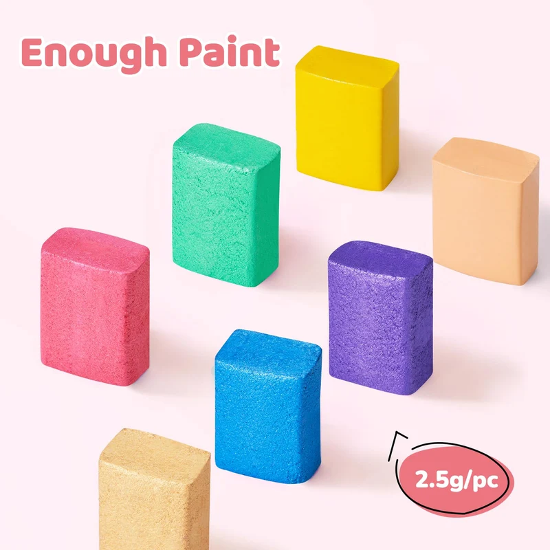 JoyCat album da colorare per bambini, set di pittura ad acquerello per bambini dai 3-5 ai 4-8 anni,attività di disegno artistico e artigianale, regalo di compleanno per ragazzi e ragazze