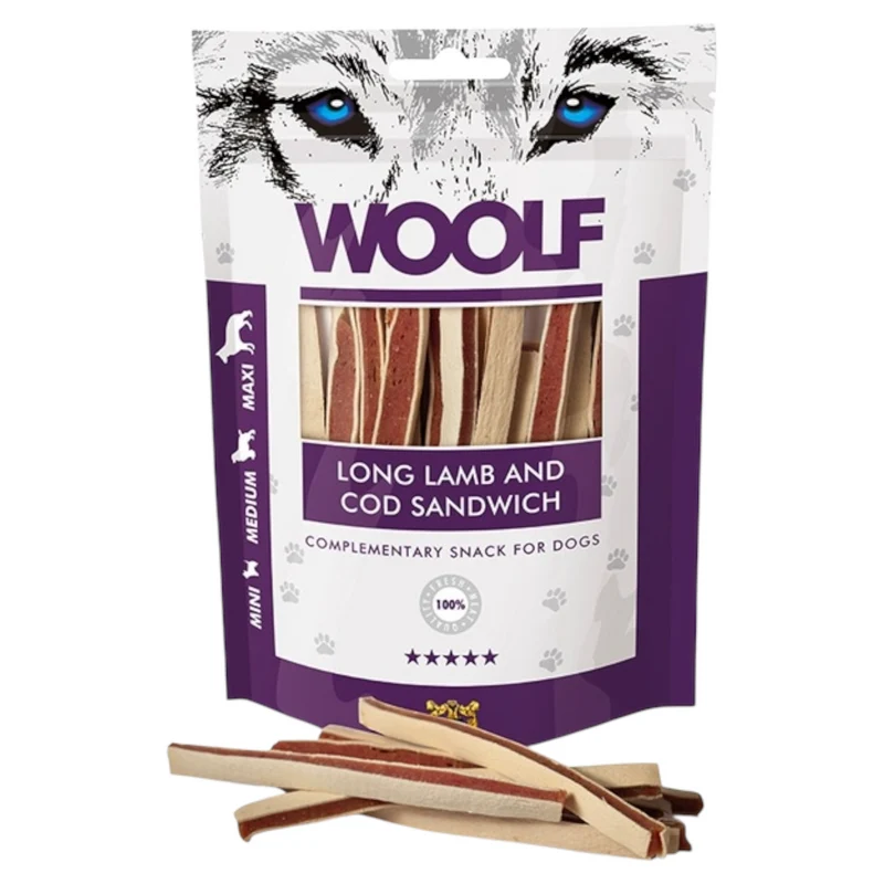 WOOLF Sandwich Morbido di Agnello e Merluzzo 100gr