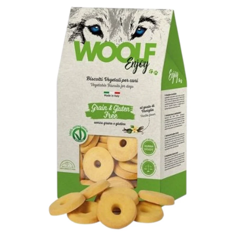 WOOLF Biscotti Vegetali Grain Free alla Vaniglia 400gr