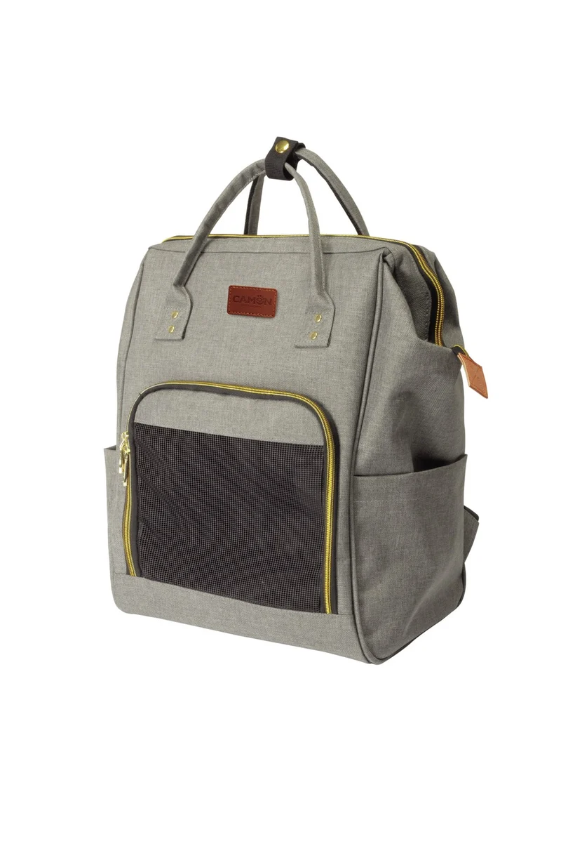 Camon Zainetto Pet Fashion Grey 30x20x43cm - Cani fino 5kg
