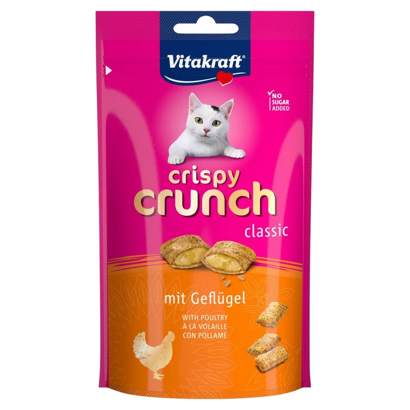 VITAKRAFT Snack Gatto Crispy Crunch Pollo 60ge