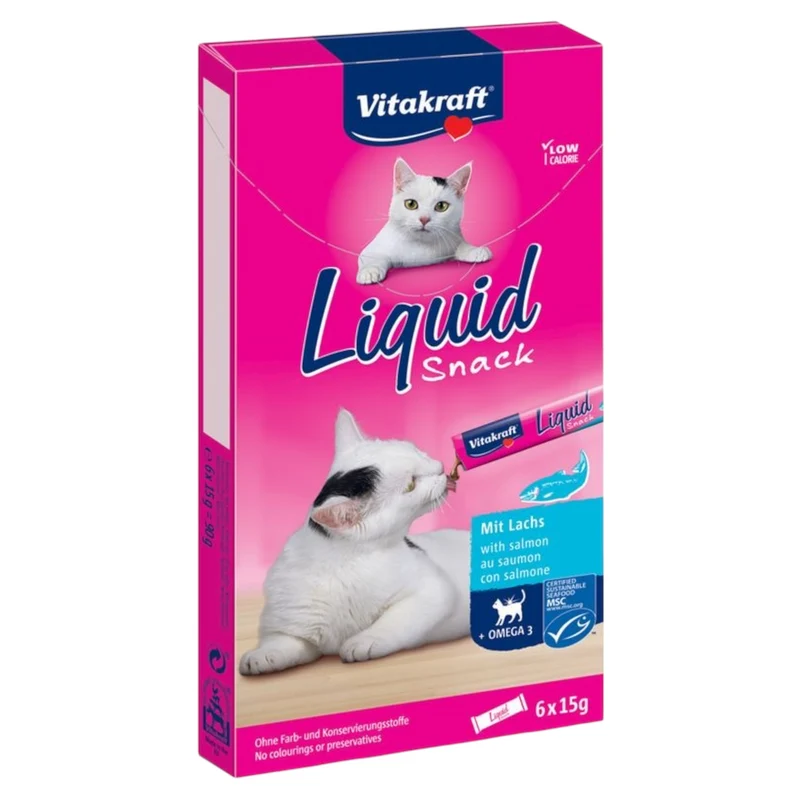 VITAKRAFT Cat Liquid Snack Salmone