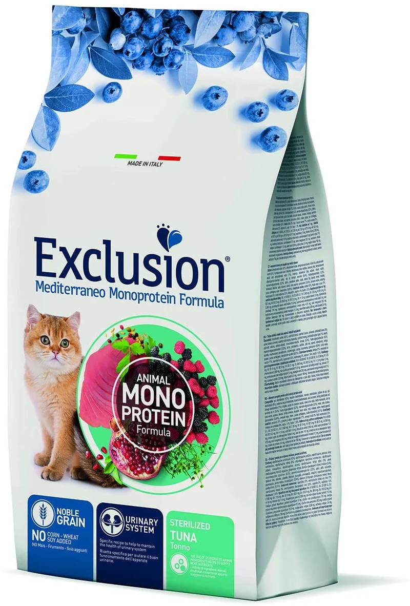 Exclusion Mediterraneo Monoprotein Sterilized Tonno 300g - Secco Gatto