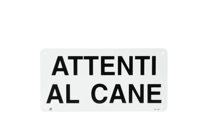 Camon Targhe “Attenti al cane” 25x12,5 cm