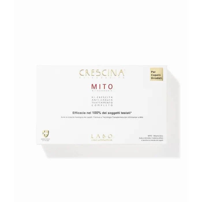 Crescina Transdermic Ri-Crescita Mito 200 Uomo Trattamento Completo 20 Fiale