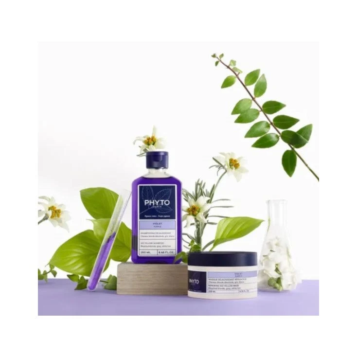 Phyto Phyto Violet Maschera Anti-giallo Riparatrice Nutre In Profondità 200ml