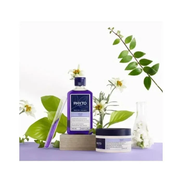 Phyto Phyto Violet Maschera Anti-giallo Riparatrice Nutre In Profondità 200ml