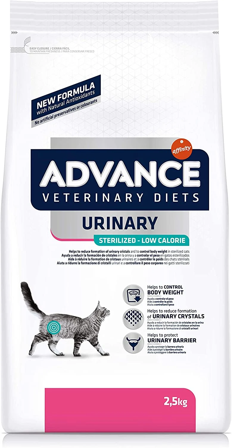 Advance Veterinary Diets Urinary Sterilized Low Calorie 1,25kg - Gatto