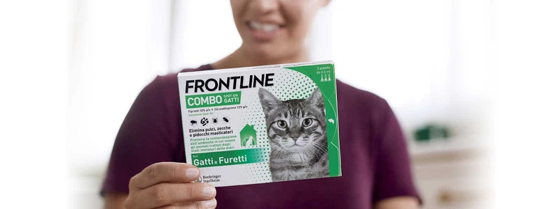 Frontline Combo Spot-On Antiparassitario Gatto 3 Pipette