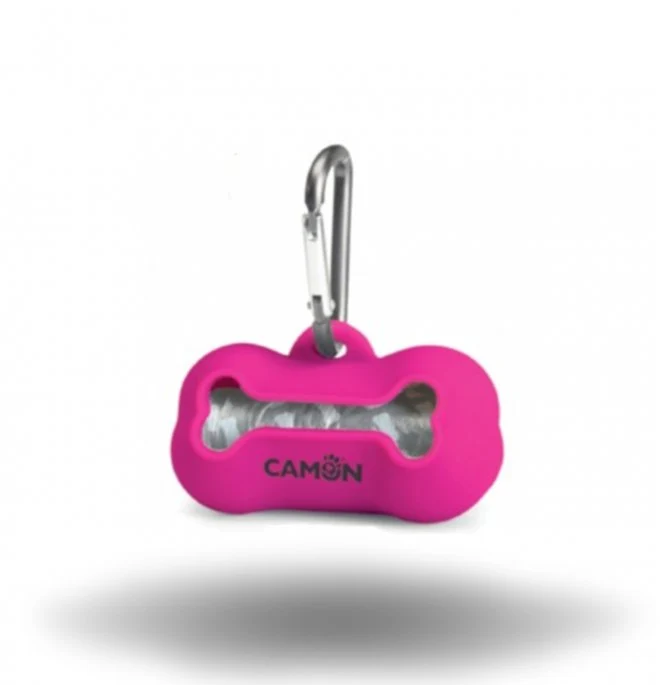 Camon Bags - Dispencer per Sacchetti Igienici in Silicone Fucsia