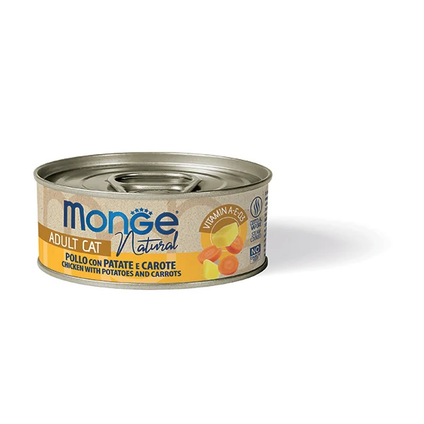 Monge Delicate Pollo con Patate e Carote 80g