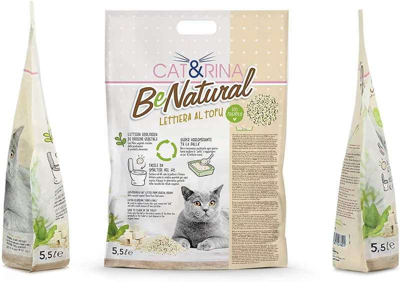 Cat&rina BeNatural 5,5L - Lettiera da Wc al Tofu