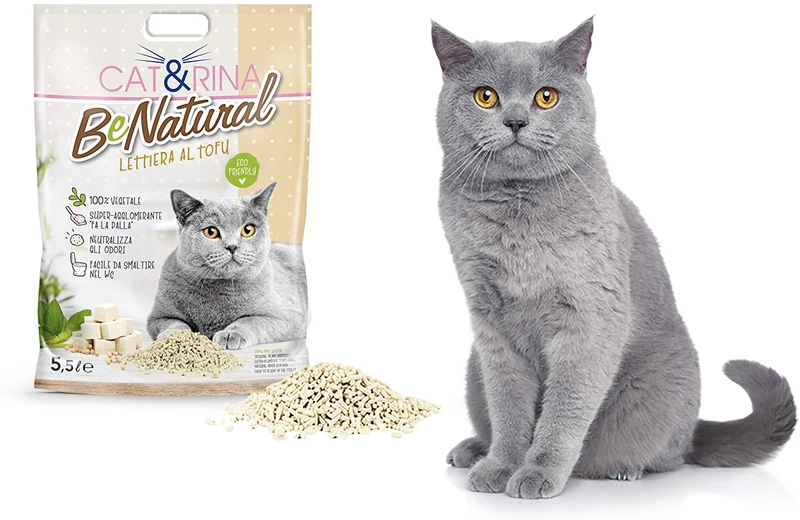 Cat&rina BeNatural 5,5L - Lettiera da Wc al Tofu