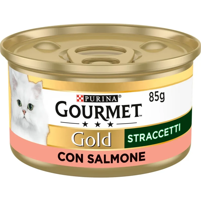 Gourmet Gold Straccetti con Salmone 85g - Umido Gatto