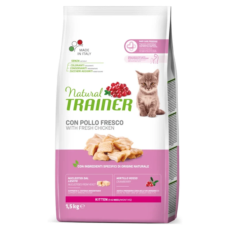 TRAINER Gatto Kitten Pollo fresco 1,5Kg