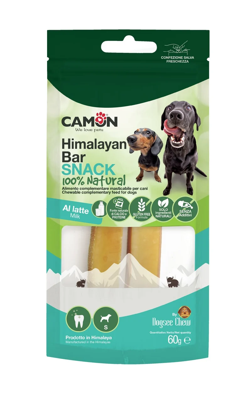 Camon Barrette al Latte dell'Himalaya Misura S - Snack per Cani