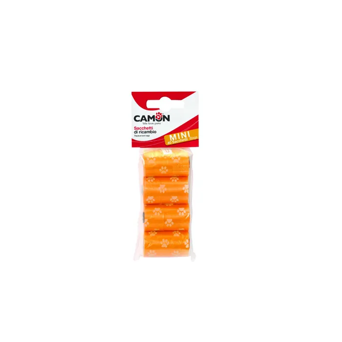 Camon Sacchetti Ricambio Mini 4x10 Colorati per Cani
