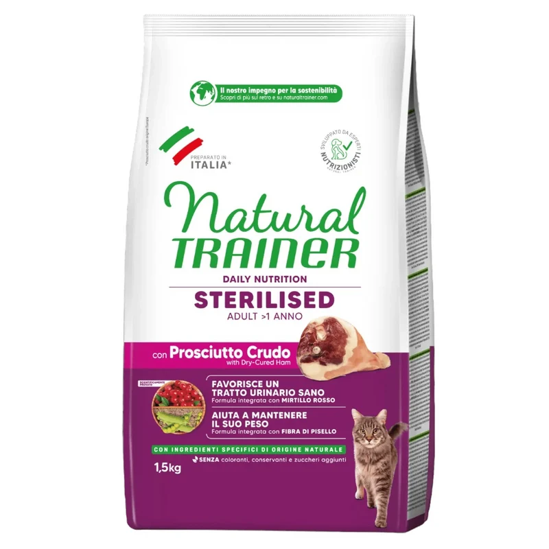 TRAINER Gatto Sterilised Prosciutto crudo 1,5Kg
