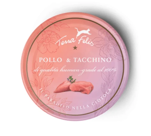 Terra Felis Gatto al Pollo e Tacchino 80gr