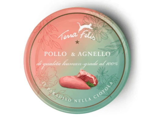 Terra Felis Gatto al Pollo e Agnello 80gr