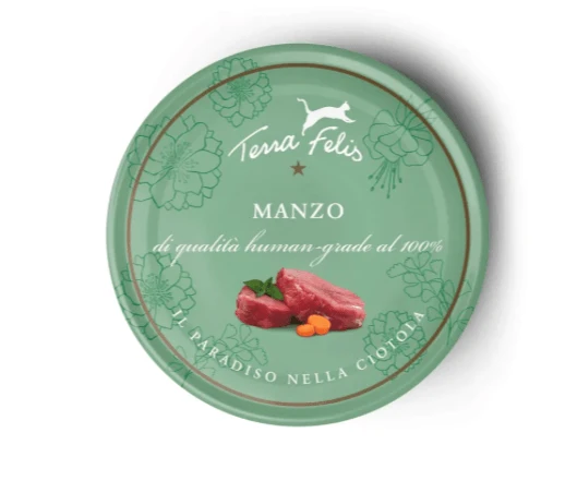 Terra Felis Gatto al Manzo 80gr