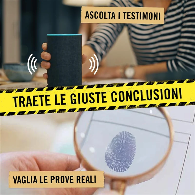 Hidden Games Luogo del Reato - Un piano perfetto - Italiano - Gioco investigativo realistico ed emozionante, tipo Escape Room da tavolo