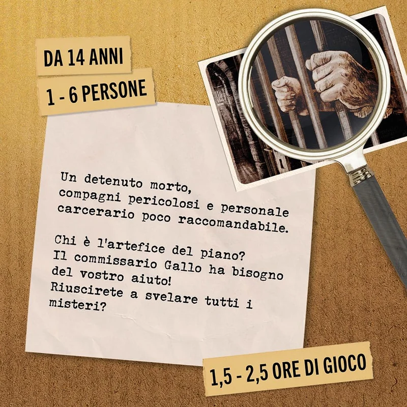 Hidden Games Luogo del Reato - Un piano perfetto - Italiano - Gioco investigativo realistico ed emozionante, tipo Escape Room da tavolo