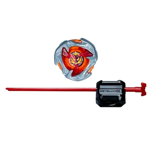 Beyblade X, Starter Pack, Hammer Incendio 3-70H UX con trottola e Lanciatore