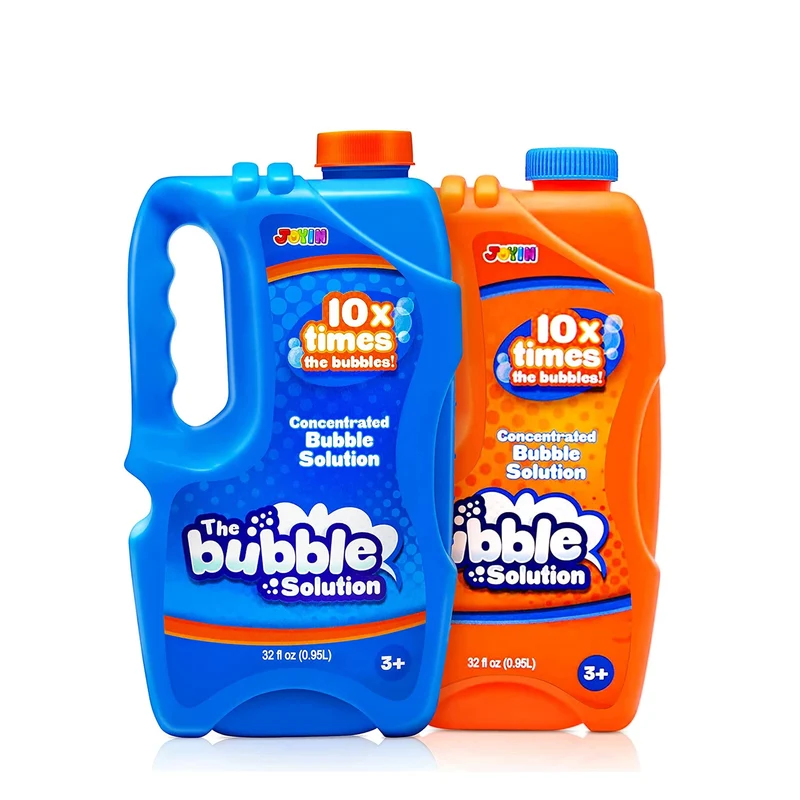 2 * 0.95L Grandi Bolle Concentrate Soluzione (fino a 19 litri) per Grandi Feste Estive, Bomboniere, Bolla Estiva Giocattolo, Premi in Aula
