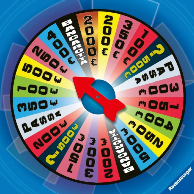 Ravensburger - La Ruota Della Fortuna | Giochi Da Tavolo Adulti | Gerry Scotti | Giochi Da Tavolo Divertenti 14+ Anni | Gioco Da Tavola | 3+ Giocatori | Regalo Natale