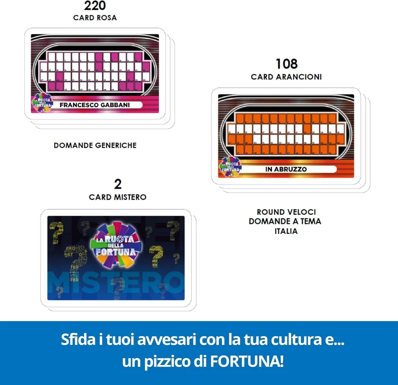 Ravensburger - La Ruota Della Fortuna | Giochi Da Tavolo Adulti | Gerry Scotti | Giochi Da Tavolo Divertenti 14+ Anni | Gioco Da Tavola | 3+ Giocatori | Regalo Natale
