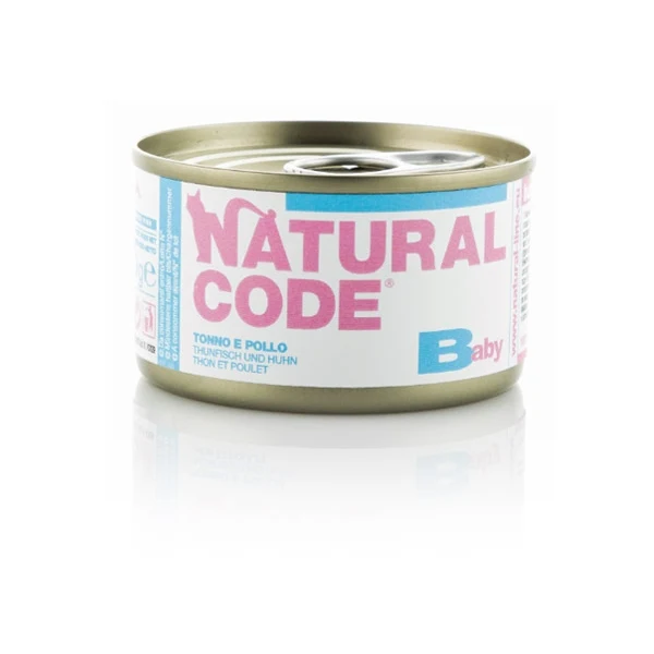 Natural Code Kitten Baby Tonno e Pollo 85g - Gattini 0-4 mesi