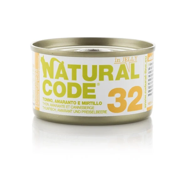 Natural Code 32 Tonno Amaranto e Mirtillo in Jelly 85g