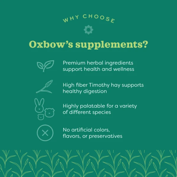 Oxbow Natural Science Integratore Pelo E Cute Animali Piccoli