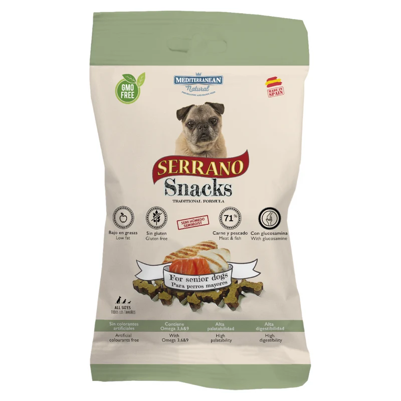 SERRANO Cane Snack Ossetti Senior Pollo 100Gr