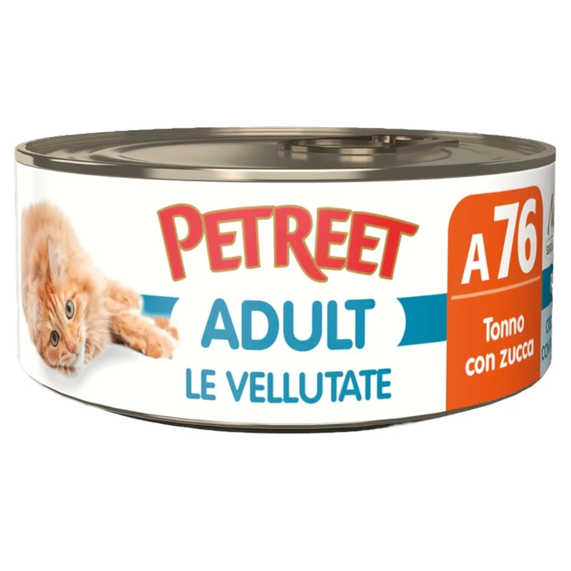 PETREET A76 Cat Vellutata Tonno con Zucca 70Gr
