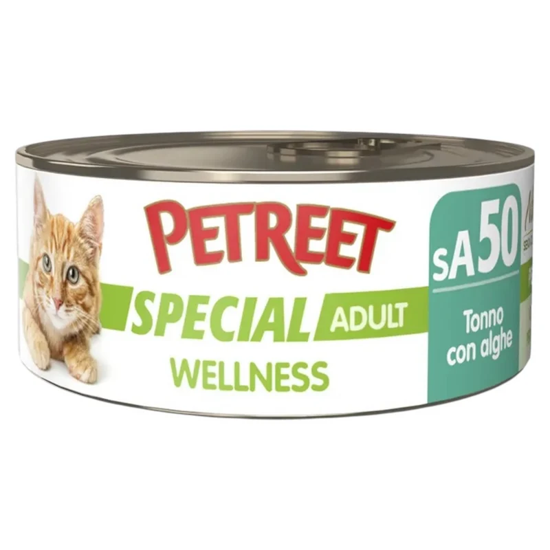 PETREET A50 Cat Wellness Tonno e Alghe 70Gr
