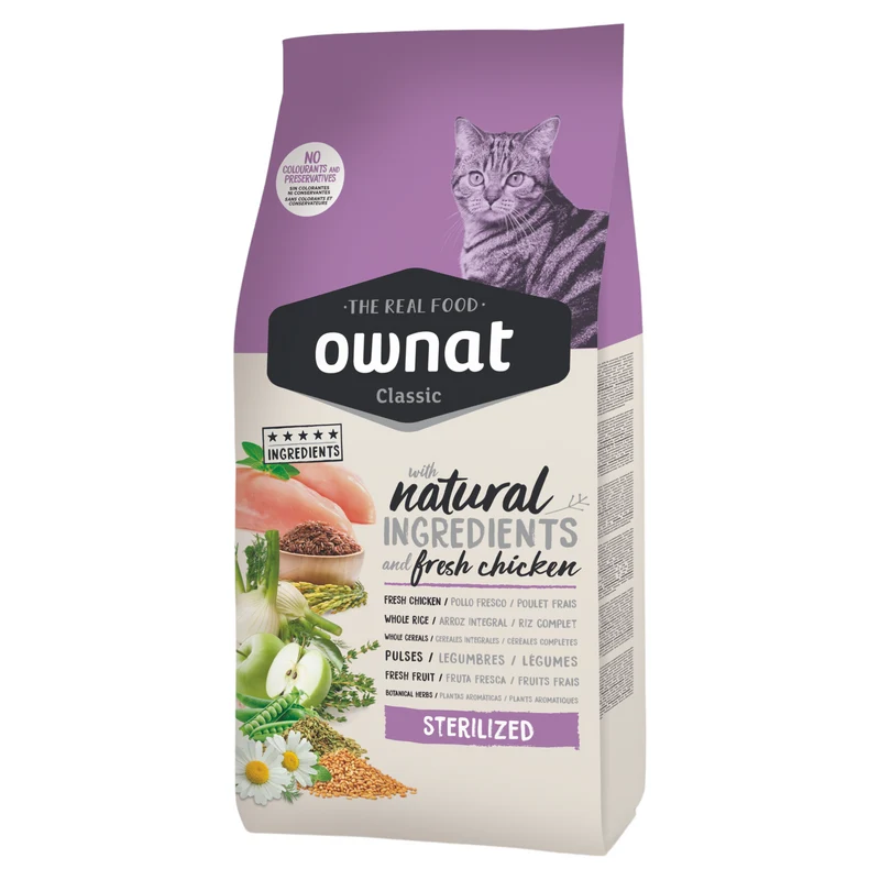 OWNAT Gatto Classic Sterilised Pollo 15Kg